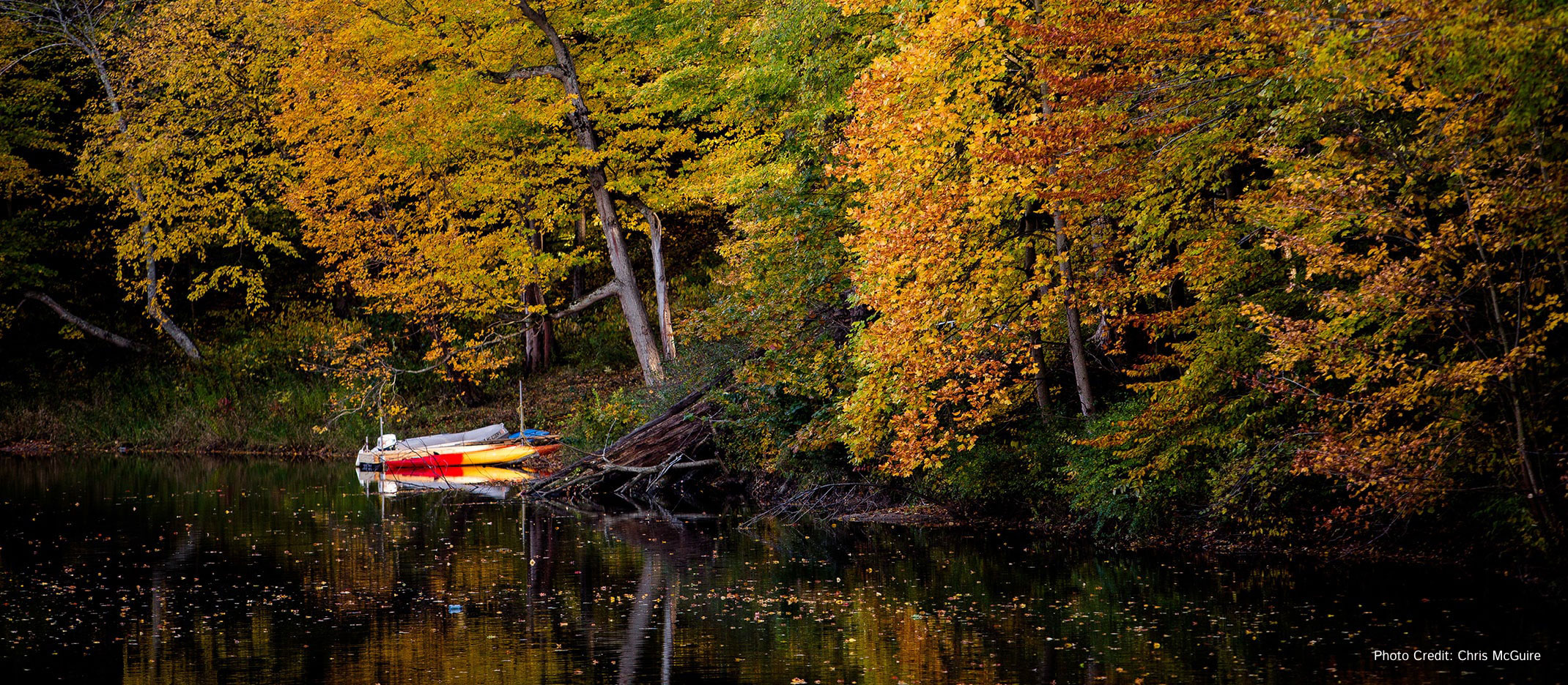 fall colors lake