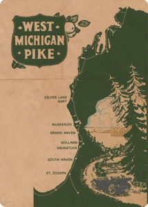 MI Beachtowns Motorized Leisure Map