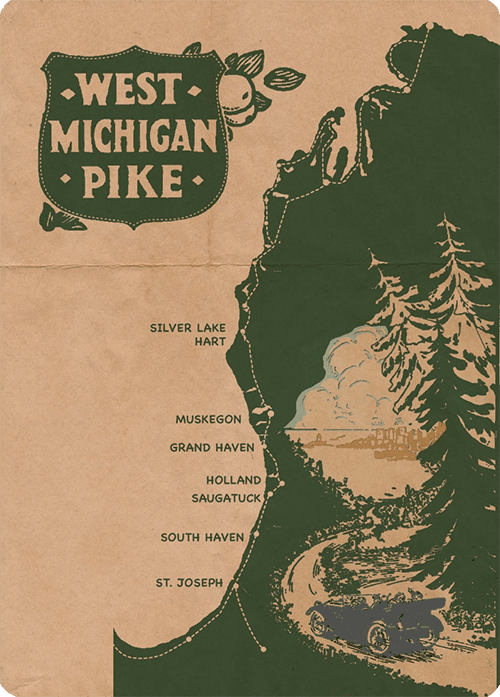 MI Beachtowns Motorized Leisure Map