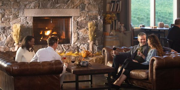 Two Couples At Dablon Winery